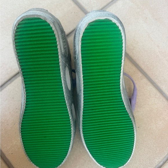 Diesel Women's Gray and Purple High-Top Sneakers - Picture 3 of 5